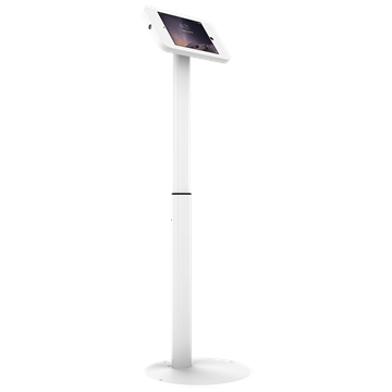 Picture of Locking Anti Theft Floor Stand Kiosk for iPad 10.2", White