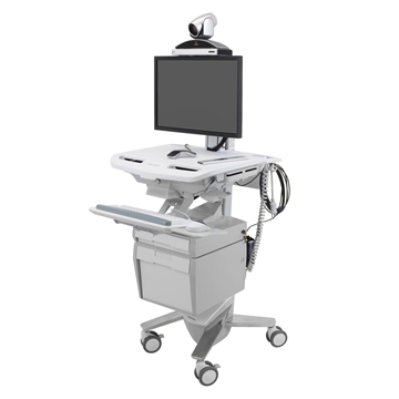 Picture of StyleView Telepresence Cart, Single Monitor