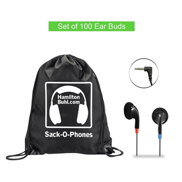 Picture of Sack-O-Phones - 100 Ear Buds in Carry Bag