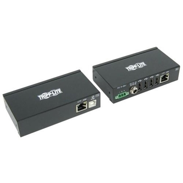 Picture of USB over Cat5/Cat6 Extender Kit 4-Port Industrial USB 2.0 w ESD