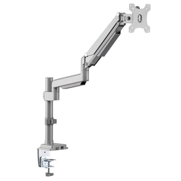 Picture of Single-Display Flex-Arm Desktop Clamp for 17 to 32" Flat-Screen Displays - USB and Audio Ports, Aluminum