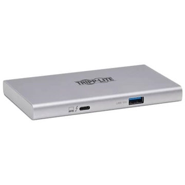 Picture of 4-Port Thunderbolt 4 Hub - 8K, 2x 4K 60 Hz, USB 3.2 Gen 2, USB-A Port, 100W Charging, Gray