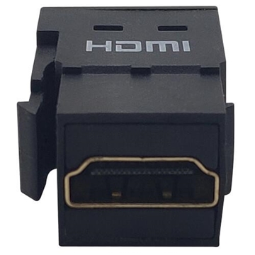 Picture of HDMI Keystone/Panel-Mount Coupler (F/F) - 8K 60 Hz, Black