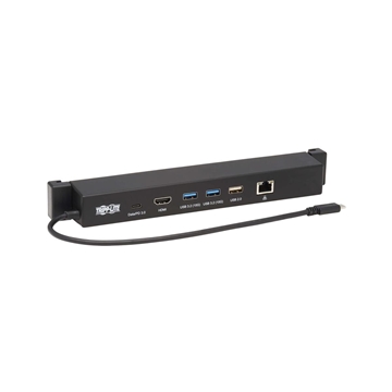 Picture of USB-C Dock for Microsoft Surface - 4K HDMI, USB 3.2 Gen 2, USB-A Hub, GbE, 100W PD Charging, Black