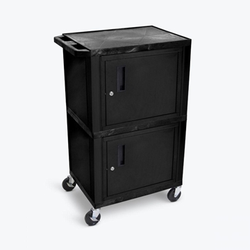Picture of 42"H Tuffy AV Cart - Double Cabinet