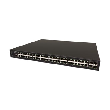 Picture of 48 PoE+ Port Gb Switch Front w 4 SFP