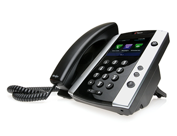 Picture of VVX 501 12-line Business Media Phone with HD Voice. Compatible Partner platForms: 20. POE. Ships without power supply.