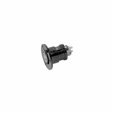 Picture of MZT 30 - IS Series XLR female flange mount for fixed installation, requires 24.21 mm diameter hole (1.5 oz)