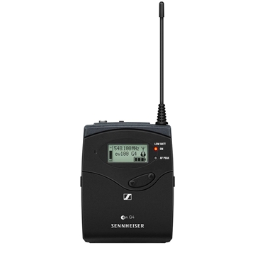 Picture of Bodypack Transmitter with 1/8" Audio Input Socket (EW connector), Frequency Range: A (516 - 558 MHz)