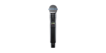 Picture of Beta 58A Handheld Wireless Microphone Transmitter, Black