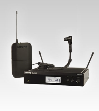 Picture of Instrument Wireless System with BETA 98H/C Microphone, 518 to 542 MHz Frequency Range