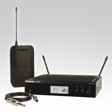 Picture of Guitar Wireless System with 1 BLX4R Receiver and 1 BLX1 Transmitter, 584 to 608MHz Frequency Range