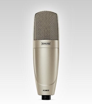 Picture of Embossed Single Diaphragm Microphone with 20Hz to 20kHz frequency Response, Charcoal Gray Finish