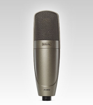 Picture of Large Dual Diaphragm Vocal Microphone with 60Hz to 20kHz frequency Response, Sable Gray