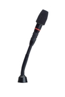 Picture of 15-Inch Gooseneck Cardioid or Supercardioid Polar Microphone with Surface Mount Preamp, Bi-color Status Indicator