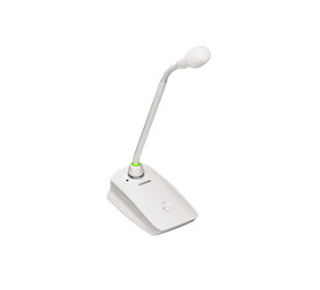Picture of Desktop Base Gooseneck Transmitter, White