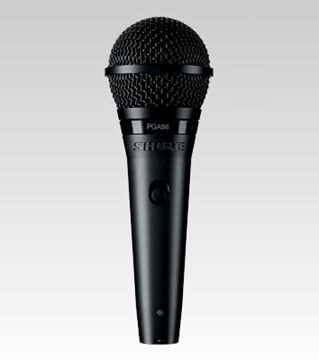Picture of Cardioid Dynamic Lead and Backing Vocal Microphone with Clip, Stand Adapter and Pouch