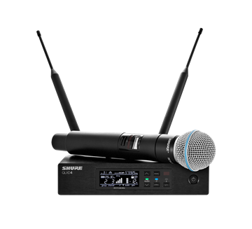 Picture of Wireless System with QLXD2/BETA58A Handheld Transmitter