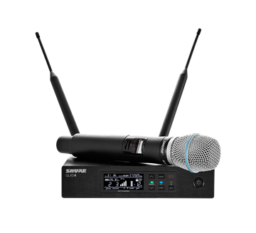 Picture of Wireless System with QLXD2/BETA87A Handheld Transmitter