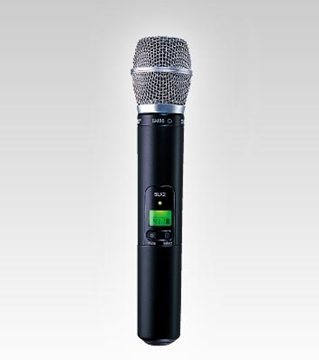 Picture of SLX2 Handheld Transmitter with BETA58 Microphone, 494 to 518MHz Frequency Band