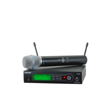 Picture of Wireless System with SLX2/BETA87A Handheld Transmitter