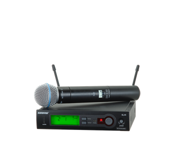 Picture of Wireless System with SLX2/BETA58 Handheld Transmitter