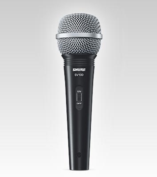 Picture of Multi-purpose Dynamic Handheld Microphone, Window Packaging, Threaded Adapter