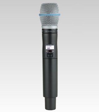 Picture of Handheld Wireless Transmitter with Beta 87A Microphone, 902 to 928MHz Frequency Range