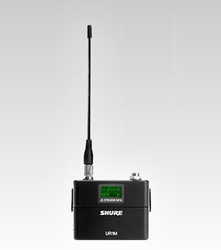 Picture of Wireless Micro Bodypack Transmitter with Threaded TA4F Connector, 470 to 530MHz Frequency Band