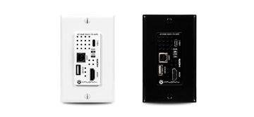 Picture of Wallplate HDBaseT Transmitter for HDMI and USB-C with USB Hub
