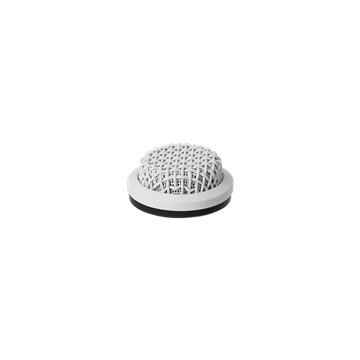 Picture of Miniature Omnidirectional condenser boundary microphone with self-contained power module, phantom power only,for table or ceiling mount applications, white