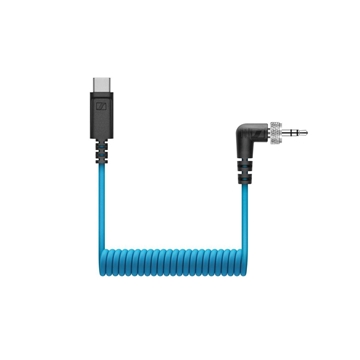 Picture of Locking 3.5mm TRS to USB-C Coiled Cable