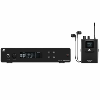 Picture of Starter Set for In-ear Monitoring, Includes (1) XSW IEM SR Transmitter, (1) XSW IEM EK Receiver, (1) IE 4 In-Ear Headphones, (1) XSW Rack Mount Kit, (1) NT 12-5 CW Power Supply with Power Adapters, (2) AA Batteries, Frequency Range: A (476 - 500 MHz)