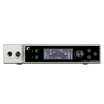 Picture of 470.2 to 550 MHz Two-channel Digital Half-rack (9.5") Dante-enabled Receiver