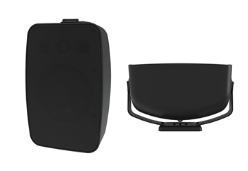 Picture of Saros 6.5" 2-Way All Weather Surface Mount Indoor/Outdoor Speaker, Black Textured, Single