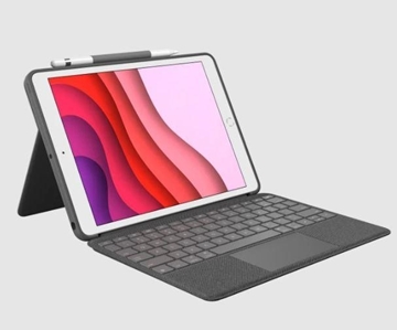 Picture of Combo Touch Keyboard Folio for Apple iPad 10.2" (7th, 8th  9th Gen) with Detachable Backlit Keyboard - Graphite
