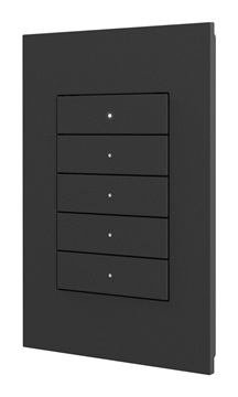 Picture of Horizon 2 In-Wall Keypad with infiNET EX Wireless Communication, 120 VAC, Standard Engraved, Black