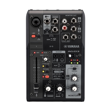 Picture of 3-Channel Live Streaming Loopback Audio USB Mixer