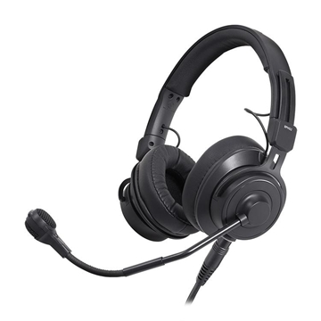 Picture of Broadcast stereo headset with hypercardioid dynamic boom microphone, unterminated